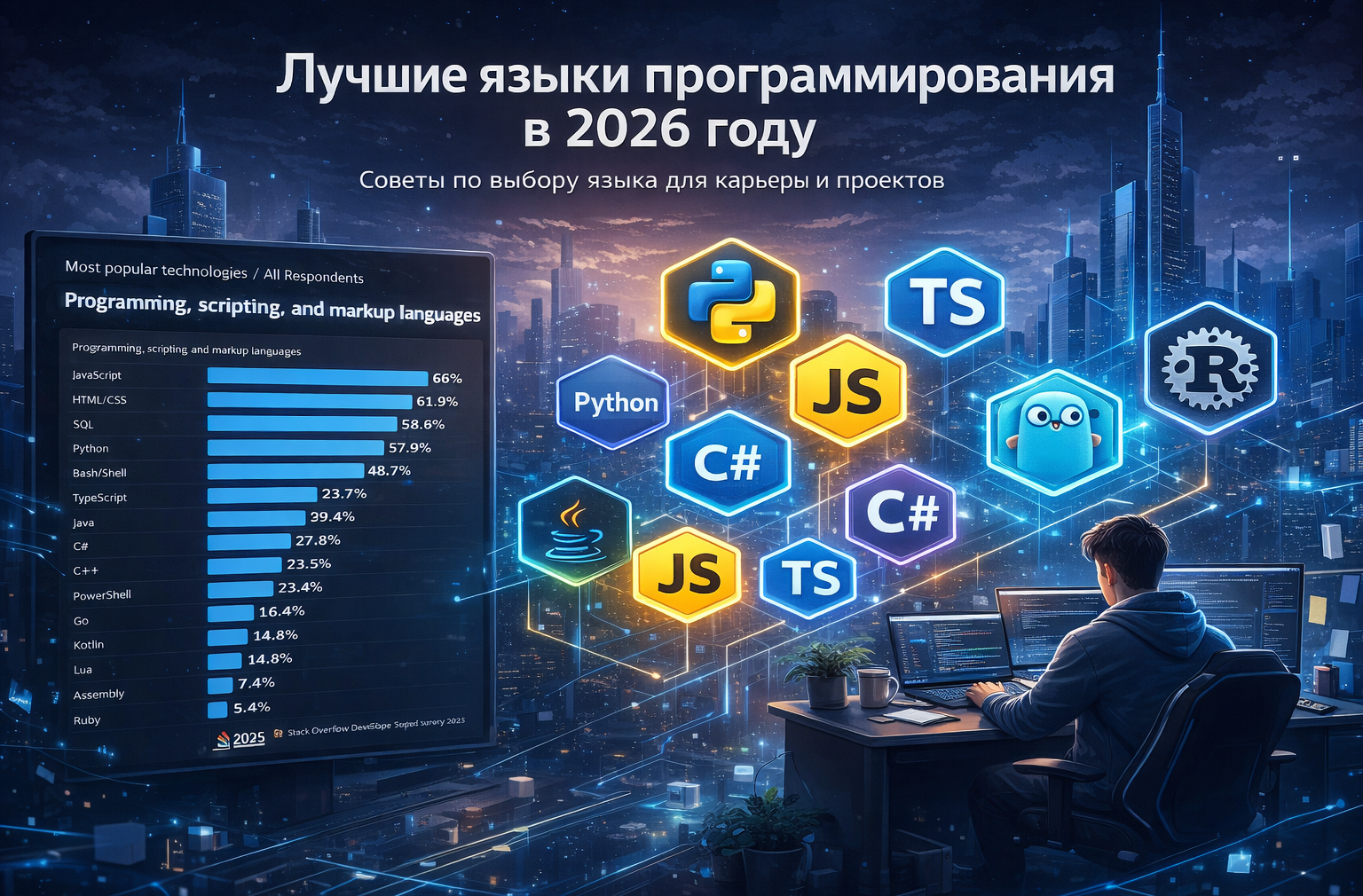 На чём писать в 2026: выбор языка программирования для обновления стека