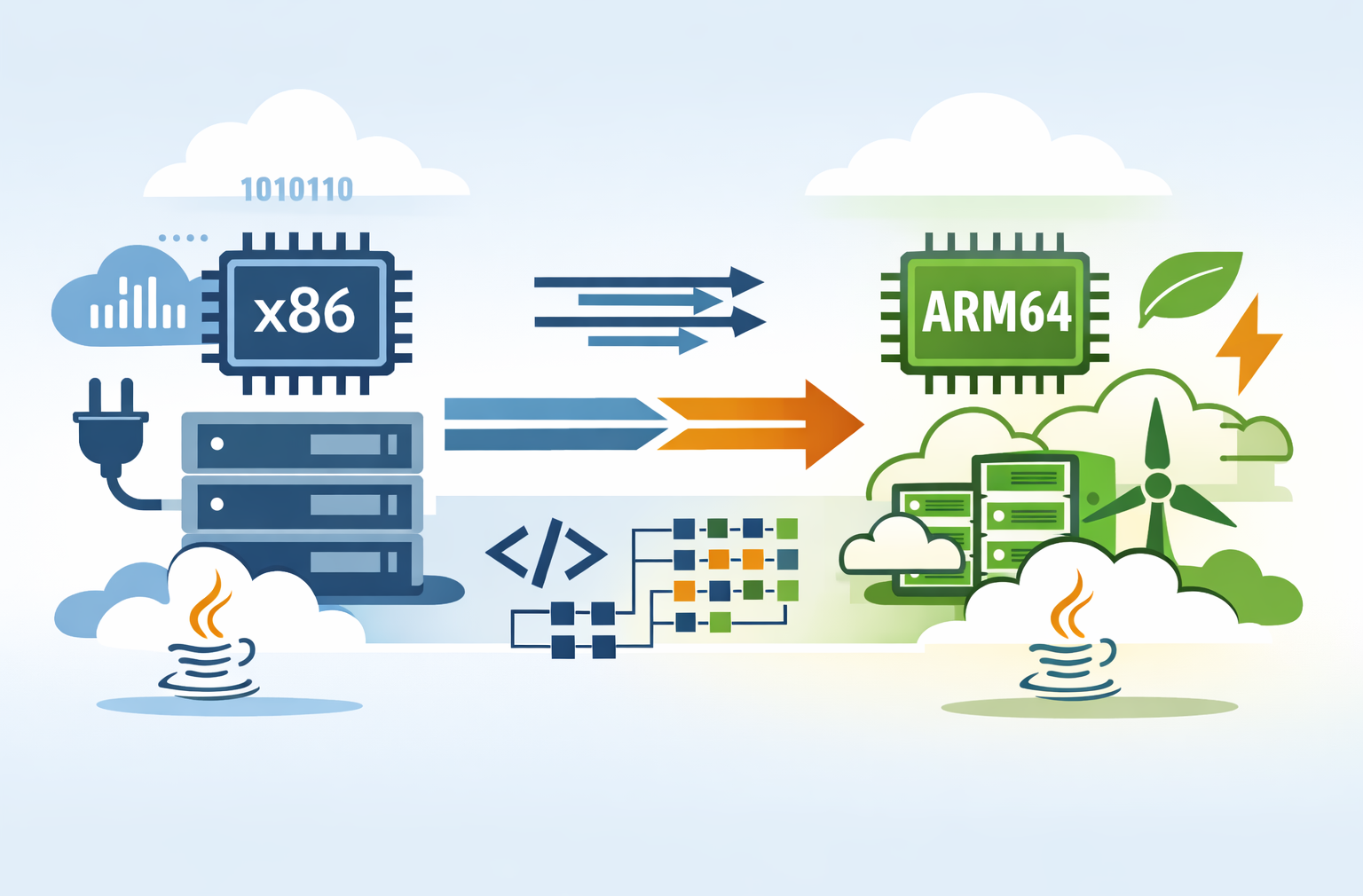 Почему x86 уходит в прошлое: Arm64, параллельные стримы и будущее Java-приложений