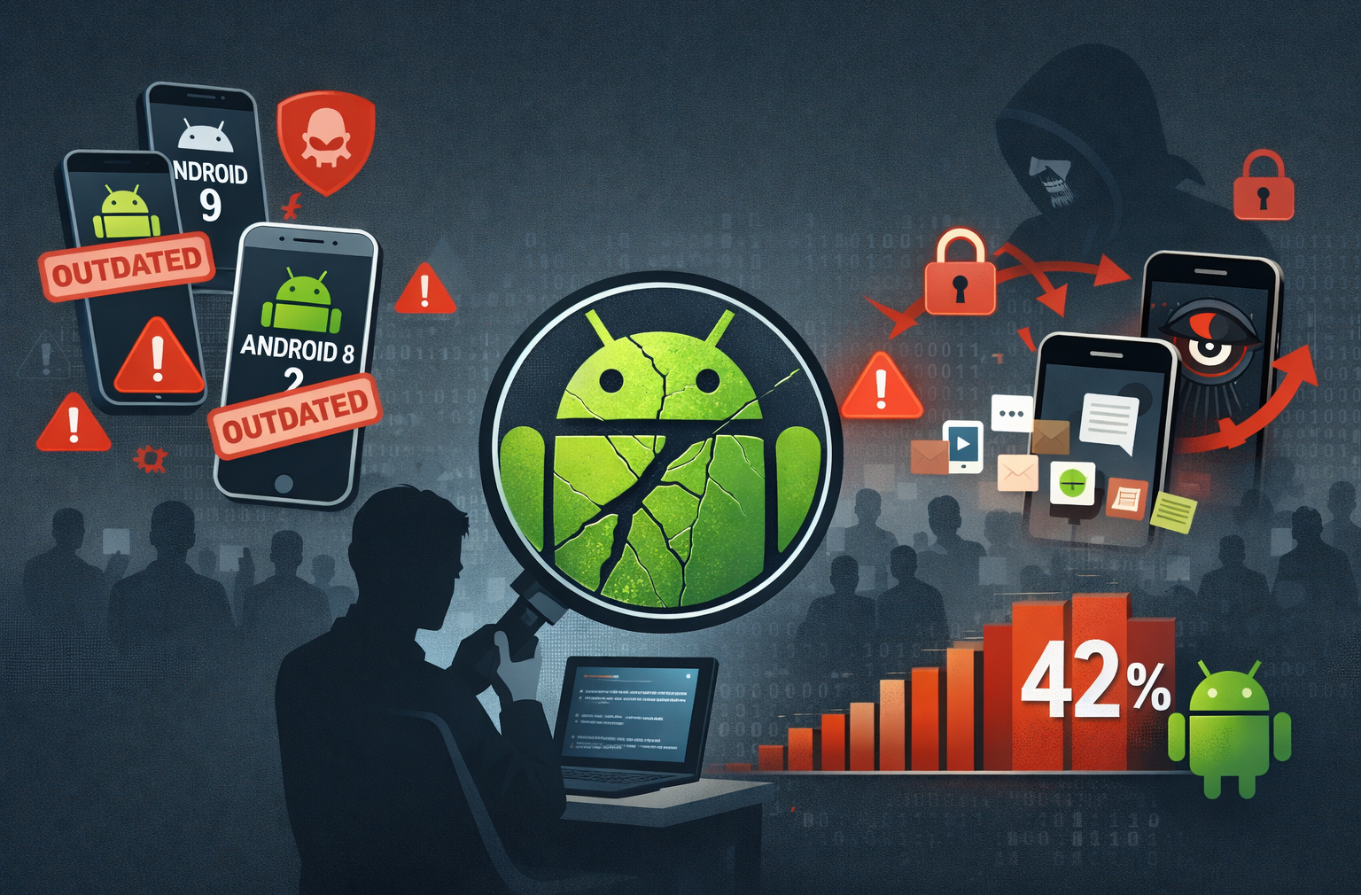 Почти каждый второй смартфон с Android уязвим к атакам