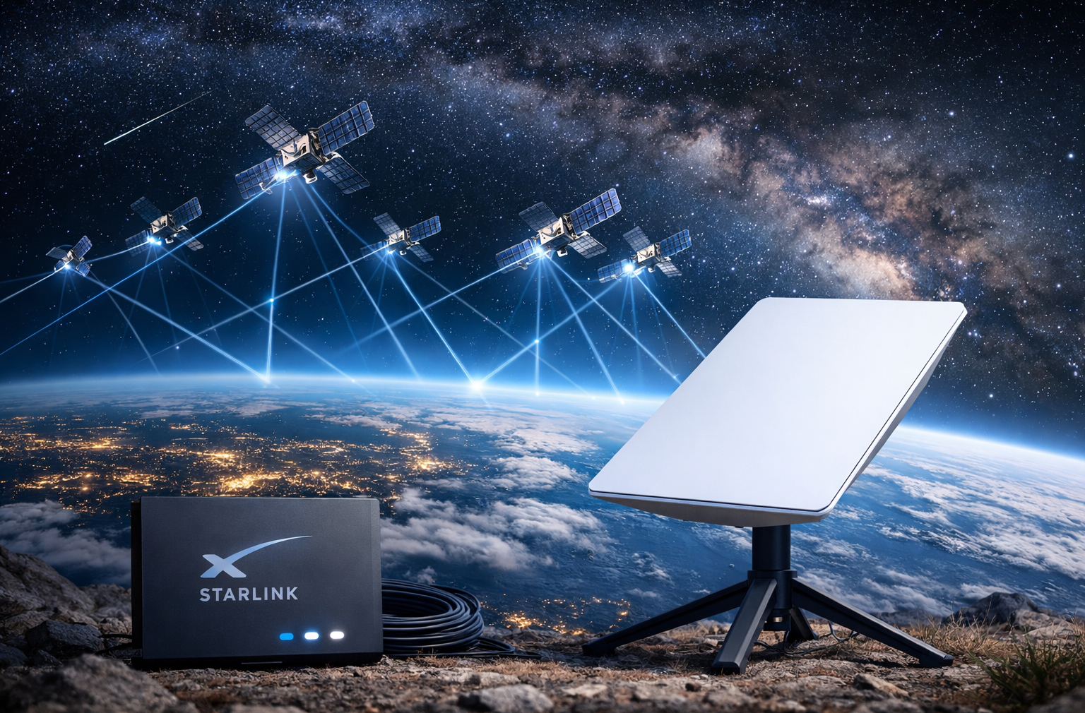 SpaceX Starlink удвоил трафик в базовом тарифе без повышения цены