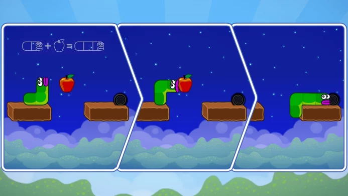 Apple Worm: Головоломка змейка